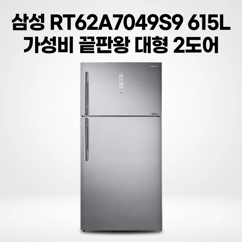 삼성 냉장고 RT62A7049S9 615L 가성비 끝판왕 2도어 대형 냉장고 후기