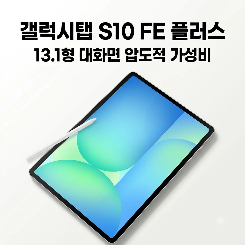 갤럭시탭 S10 FE 플러스 256GB, 13.1형 대화면 가성비의 정점