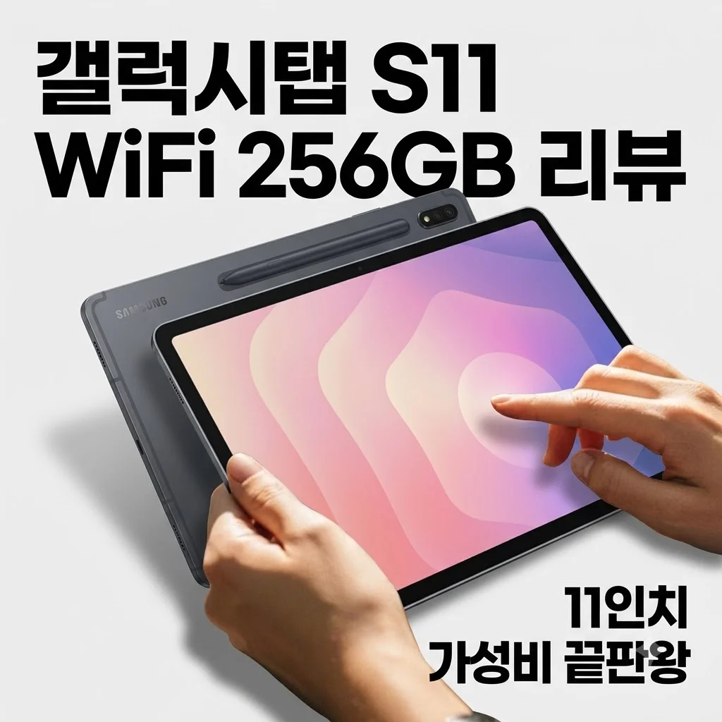 갤럭시탭 S11 WiFi 256GB 리뷰, 11인치 가성비 끝판왕을 만나다