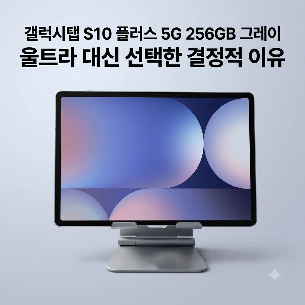 갤럭시탭 S10 플러스 5G 256GB 그레이, 울트라 대신 선택한 결정적 이유