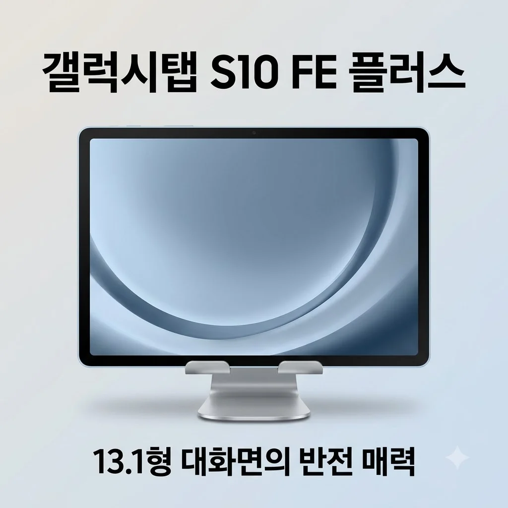 갤럭시탭 S10 FE 플러스 WIFI 256GB 블루, 13.1형 대화면의 반전 매력