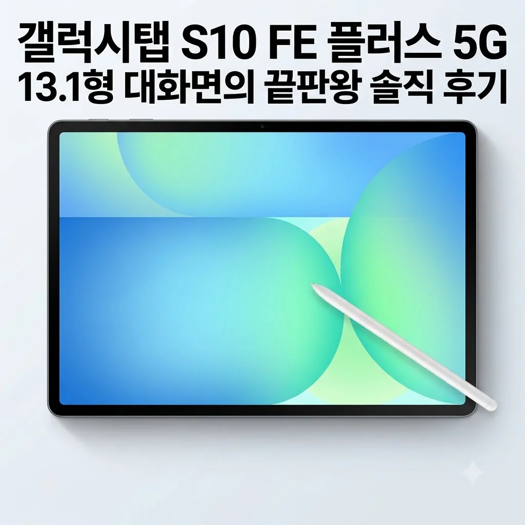 갤럭시탭 S10 FE 플러스 5G 13.1형 대화면의 끝판왕 솔직 후기