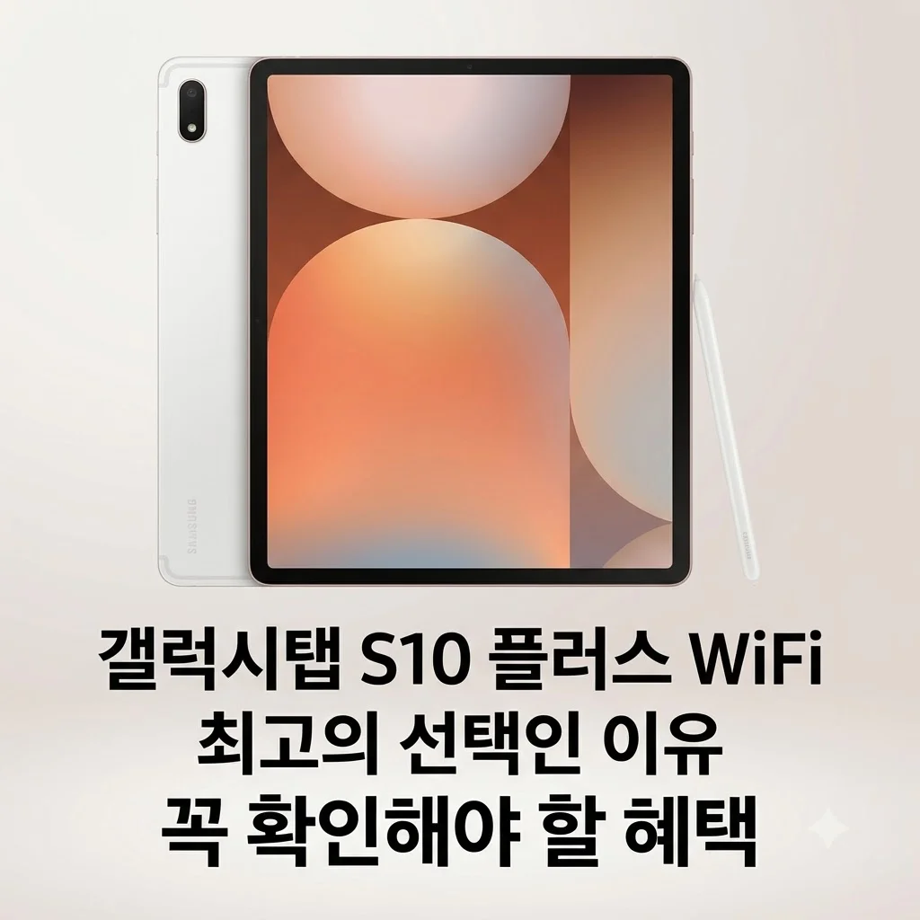 갤럭시탭 S10 플러스 WiFi 최고의 선택인 이유와 꼭 확인해야 할 혜택