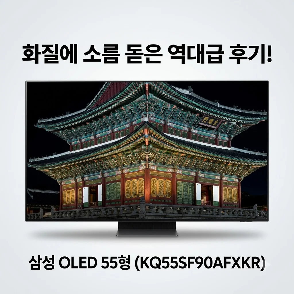 삼성 KQ55SF90AFXKR OLED 4K AI 55인치, 화질에 소름 돋은 역대급 후기