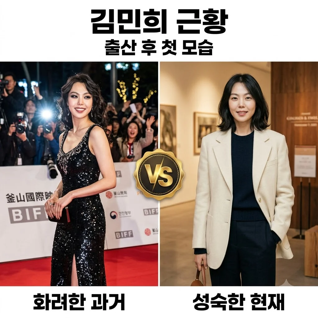 김민희 홍상수 혼외자 출산 후 첫 공식석상, 확 달라진 근황과 수유 소감 총정리