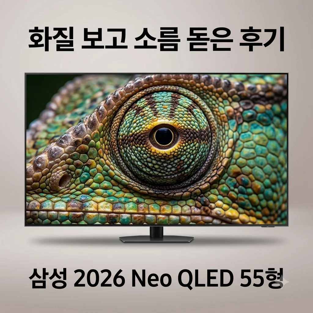 삼성 2026 Neo QLED AI TV QNH80 55인치 144Hz, 화질 보고 소름 돋은 후기