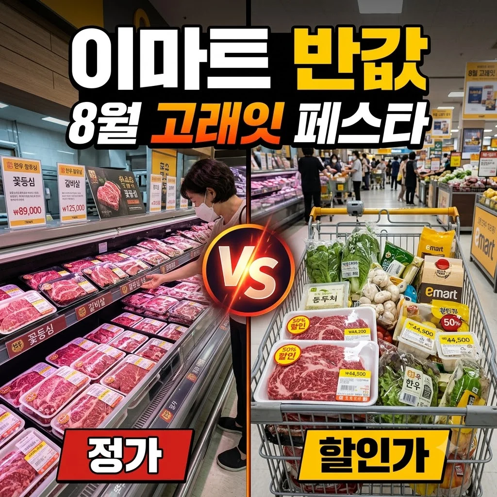 이마트 고래잇 8월 할인 품목 총정리! 반값 득템 전단지 꿀팁