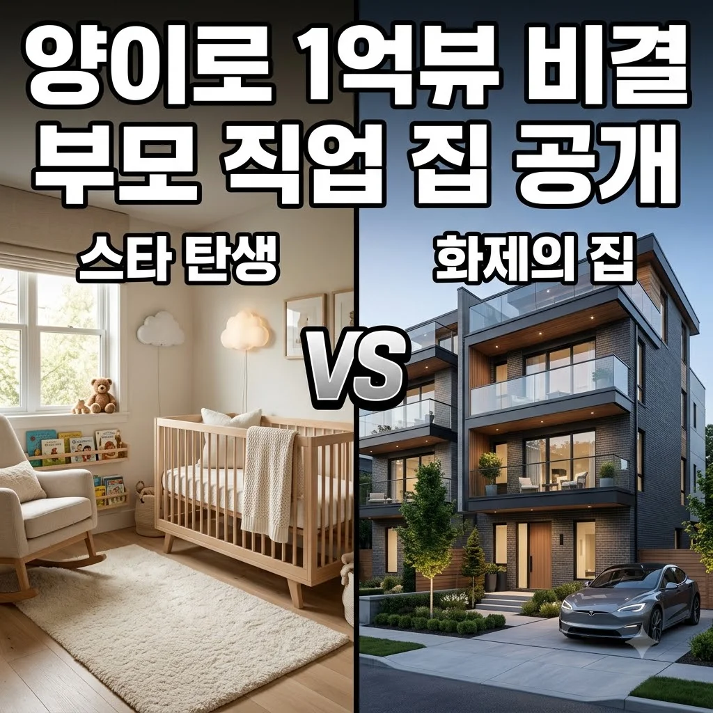 양이로 누구? 1억 뷰 스타의 부모 직업과 4층 집 정보 총정리