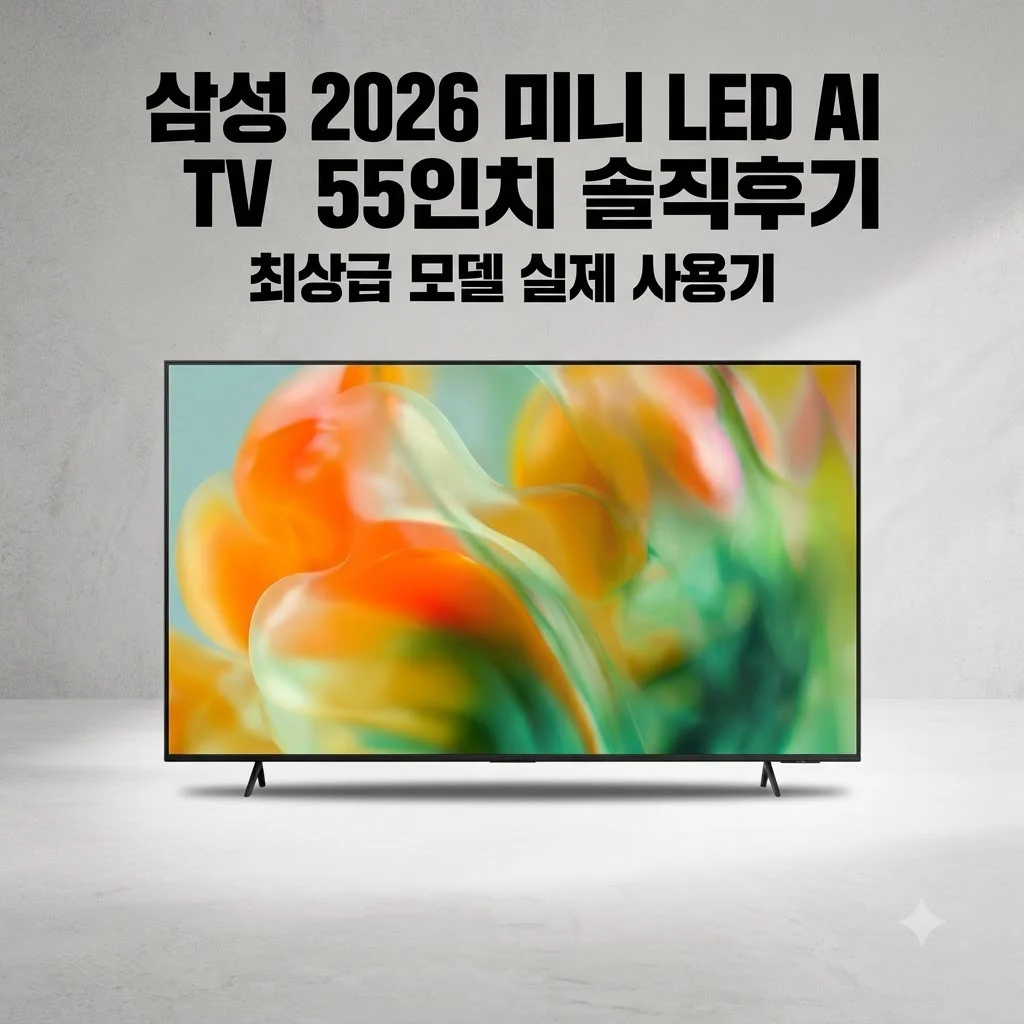 삼성 2026 Mini LED AI TV MH80 55인치 KU55MH80AFXKR 솔직후기