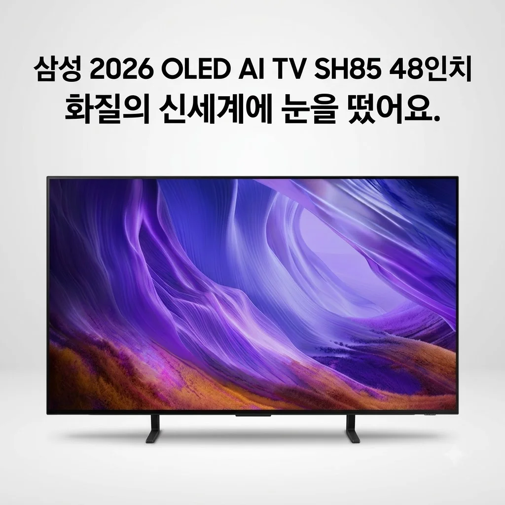 삼성 2026 OLED AI TV SH85 48인치, 화질의 신세계에 눈을 떴어요
