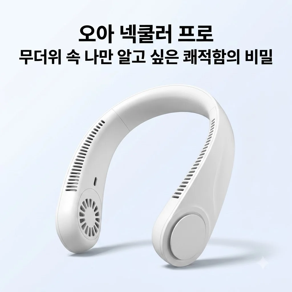 오아 넥쿨러 프로 휴대용 넥밴드 선풍기, 무더위 속 나만 알고 싶은 쾌적함의 비밀