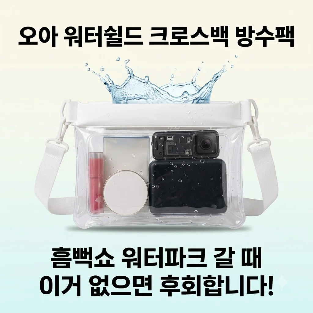 오아 워터쉴드 크로스백 방수팩, 흠뻑쇼 워터파크 갈 때 이거 없으면 후회합니다!