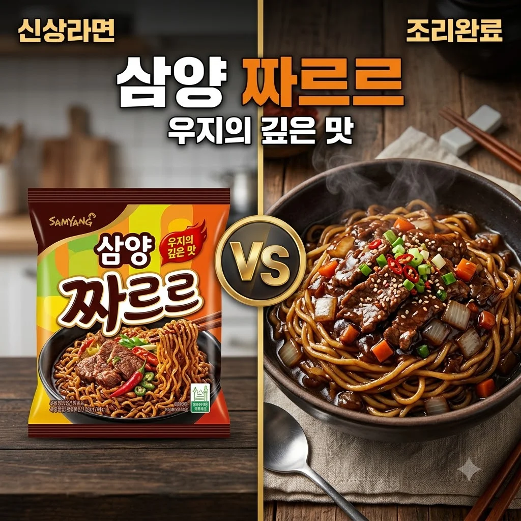 삼양 짜르르 내돈내산 후기, 우지 짜장라면의 깊은 맛과 솔직한 평가