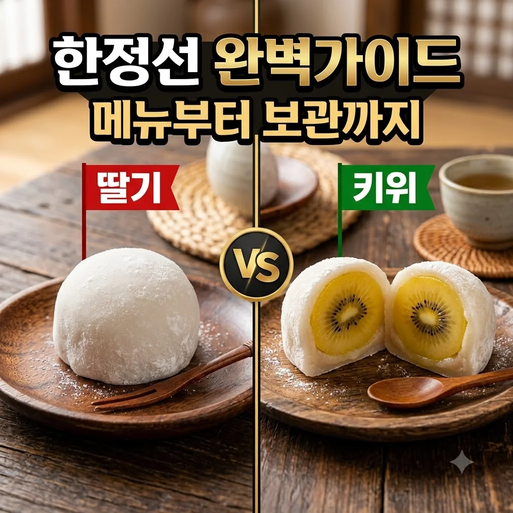 한정선 과일 찹쌀떡 메뉴 가격 웨이팅 보관법 완벽 가이드