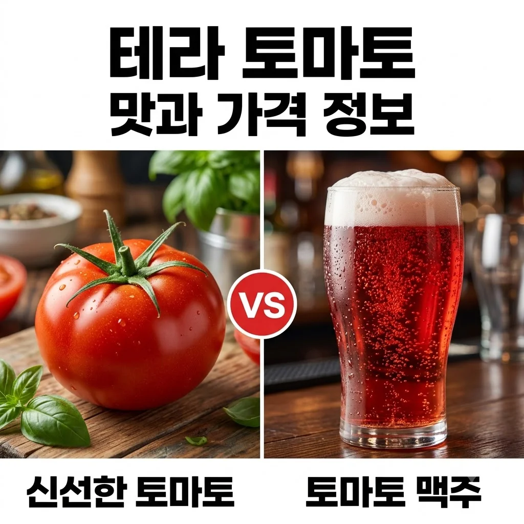 테라 토마토 맥주 후기 맛 가격 도수 칼로리 파는곳 완벽정리