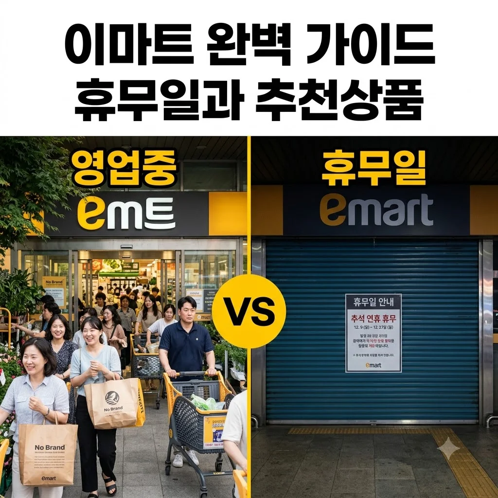 이마트 휴무일 영업시간 및 8월 추천상품 할인 혜택 완벽 가이드