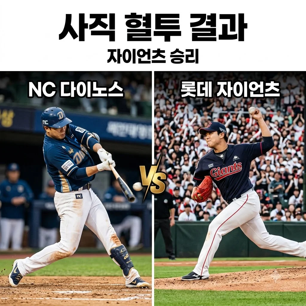 2026년 08월 16일 NC 다이노스 롯데 자이언츠 경기 결과 및 비슬리 분석