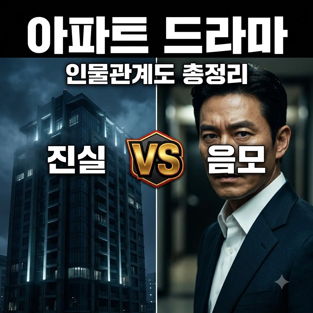 아파트 드라마 등장인물 인물관계도 및 OTT 다시보기 완벽정리