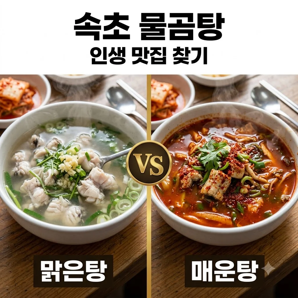 속초 물곰탕 맛집 실패 없는 선택 가이드 | 가격, 제철, 해장 꿀팁