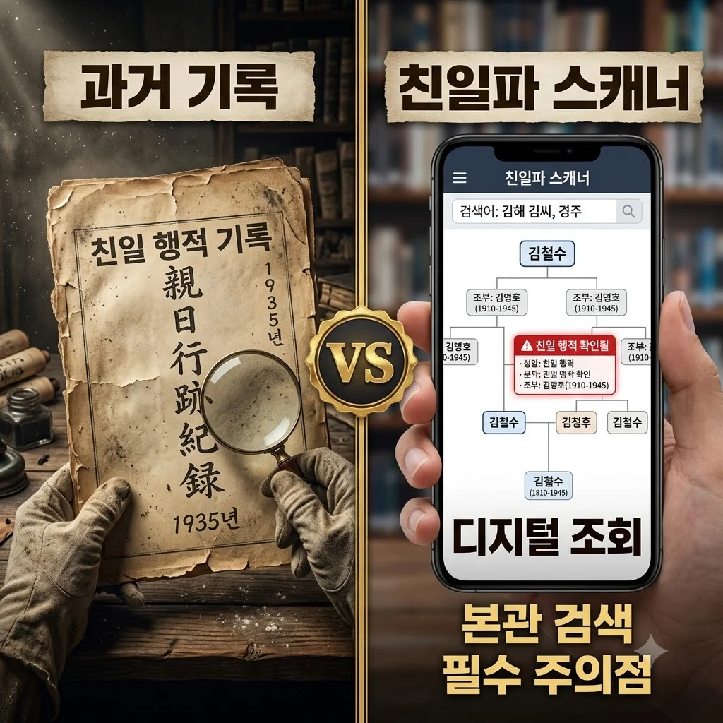 친일파 스캐너 홈페이지 주소 및 사용법 | 본관 검색 시 주의사항 3가지