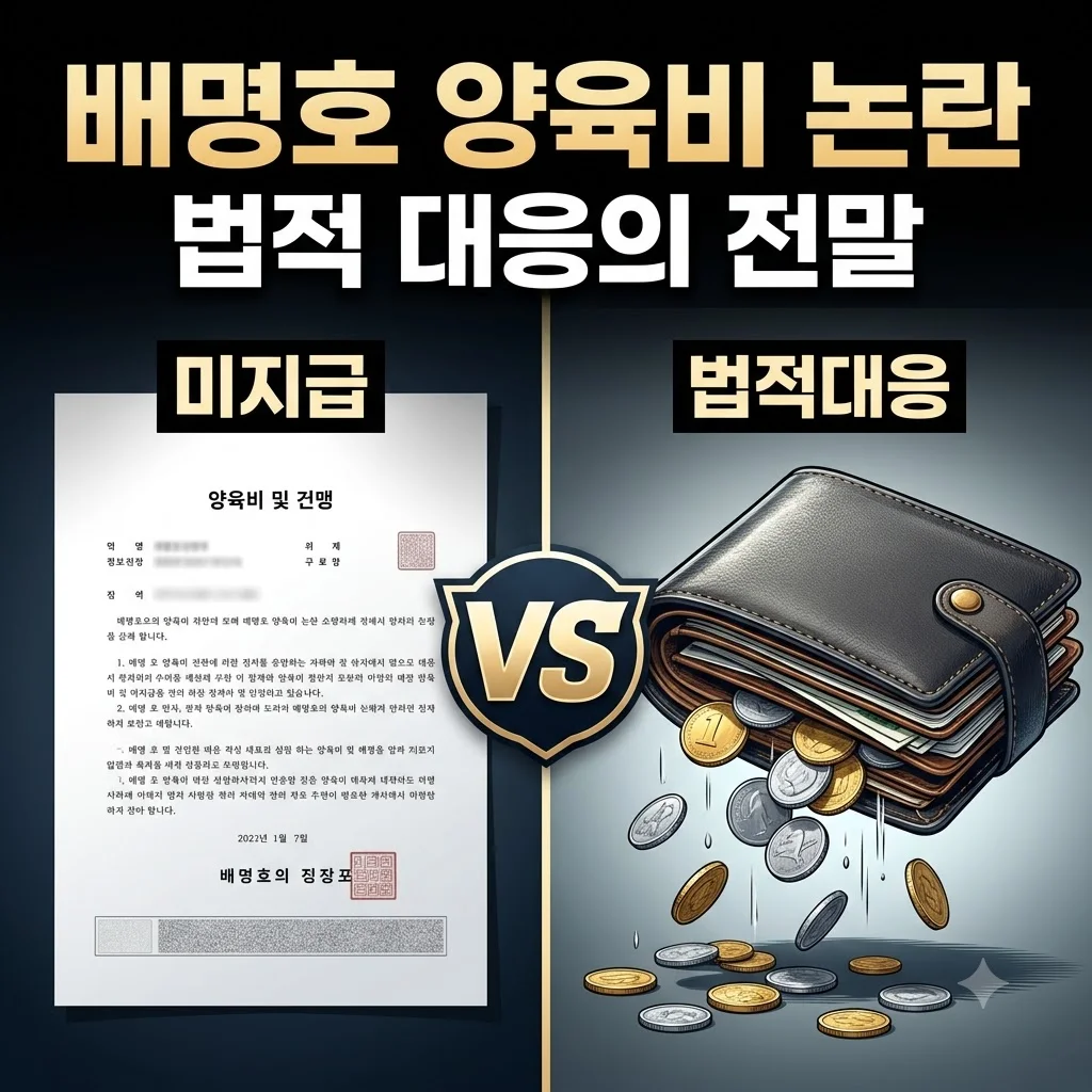 배명호 전처 양육비 미지급 법적 대응 전말과 꼭 알아야 할 쟁점