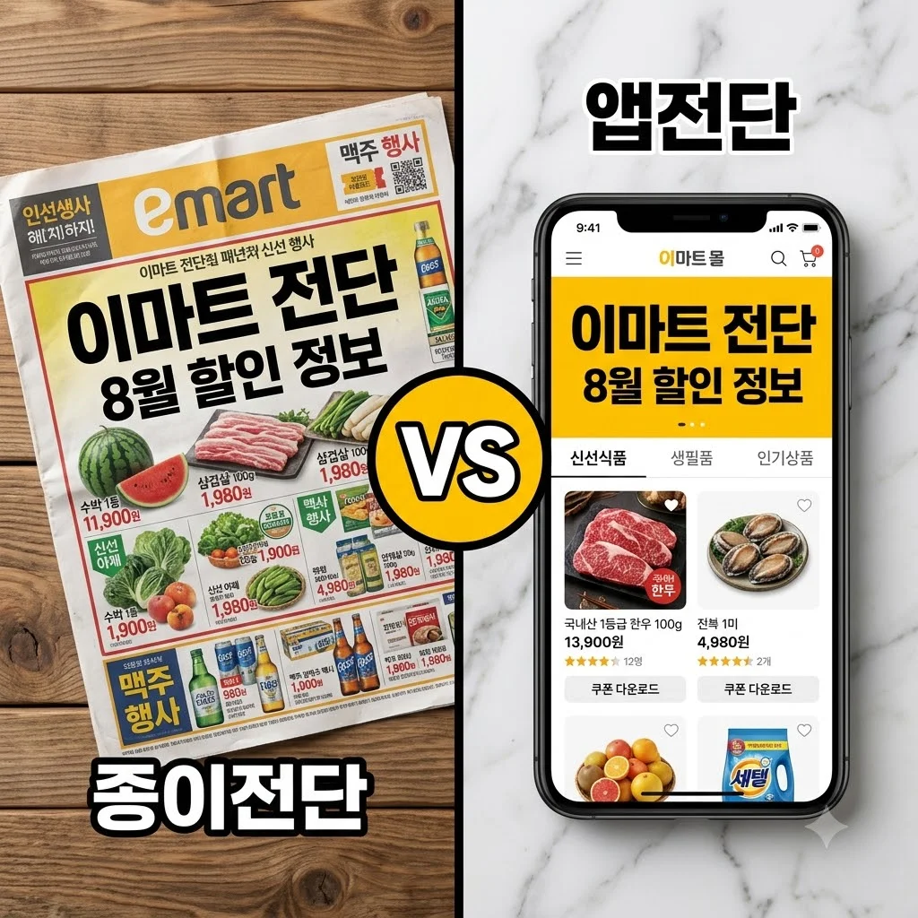 이마트 전단 8월 할인 혜택 및 행사 기간 실시간 업데이트 확인법