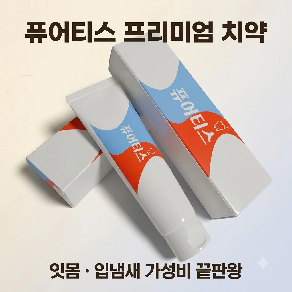 퓨어티스 프리미엄 치약 잇몸 케어와 입냄새 제거를 위한 가성비 끝판왕 추천