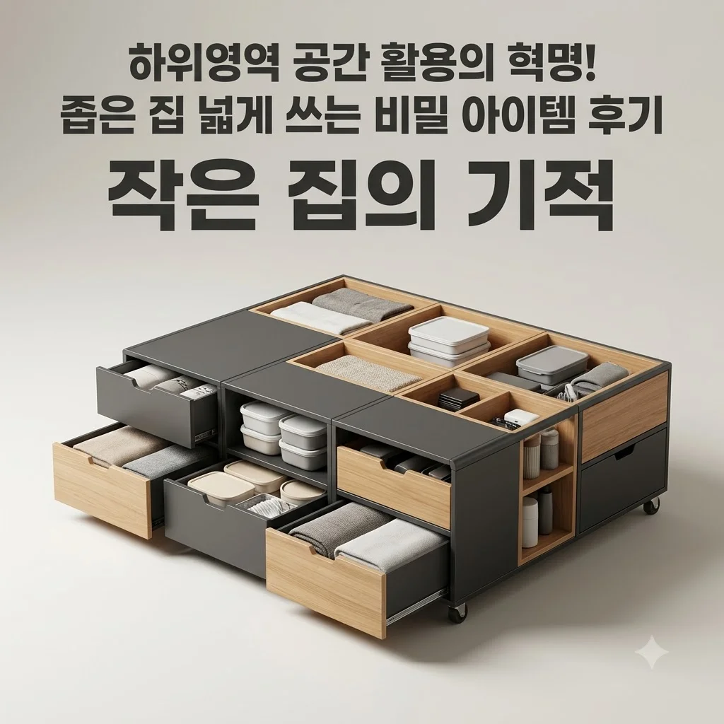 하위영역 공간 활용의 혁명! 좁은 집 넓게 쓰는 비밀 아이템 후기