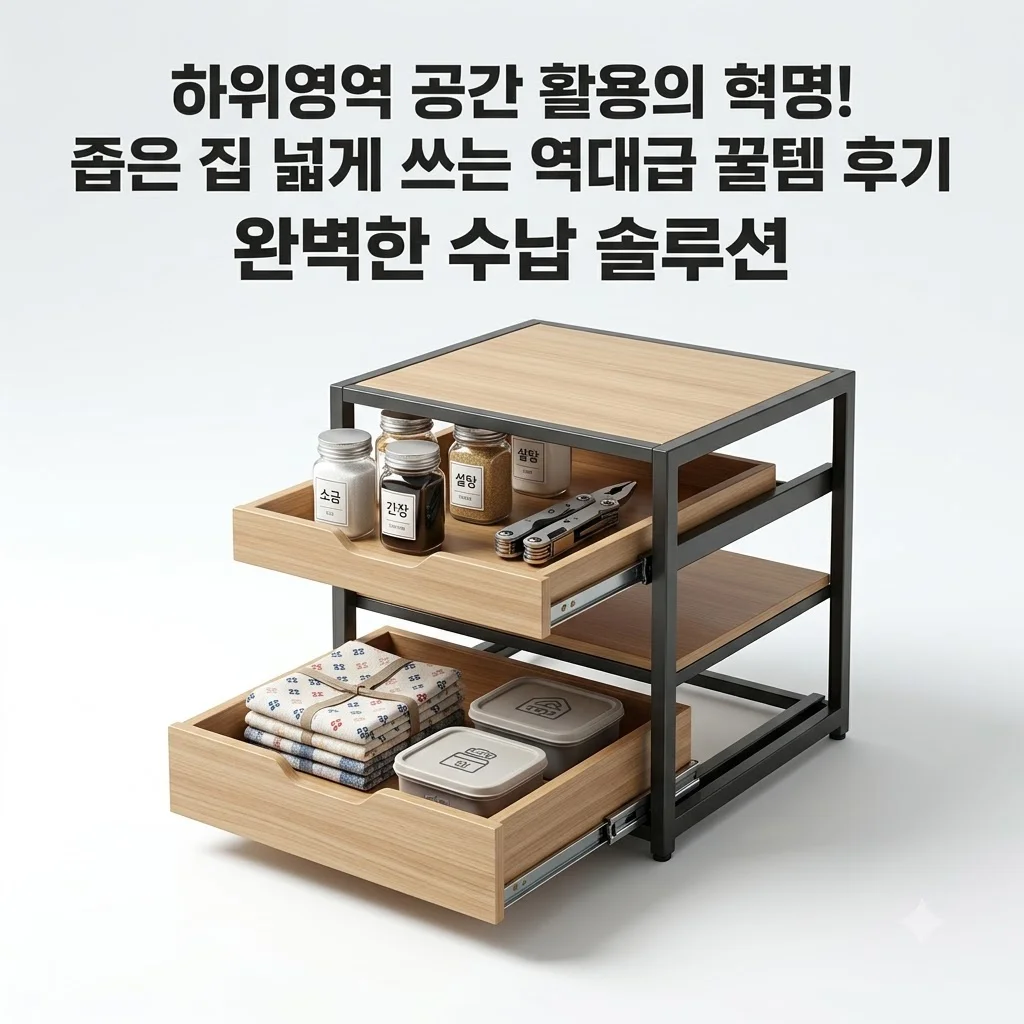 하위영역 공간 활용의 혁명! 좁은 집 넓게 쓰는 역대급 꿀템 후기