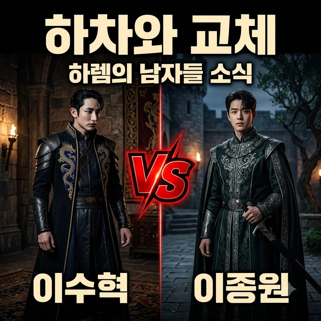 이수혁 하렘의 남자들 중도 하차 이유와 후임 이종원 캐스팅 총정리