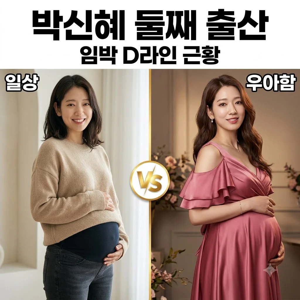 박신혜 둘째 출산 임박 D라인, 핑크 드레스 속 우아한 자태와 근황 정리