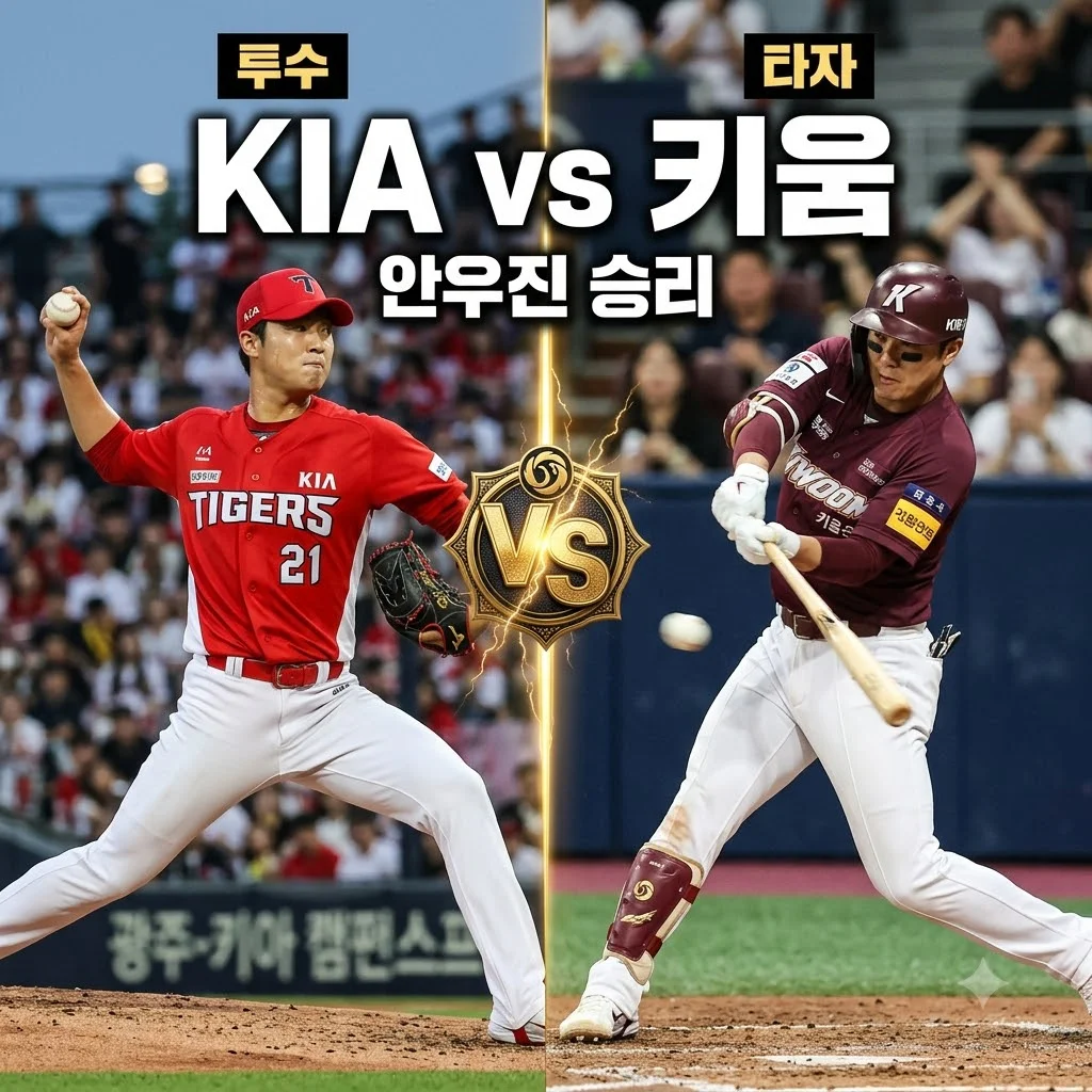 2026년 08월 22일 KIA 타이거즈 키움 히어로즈 경기 결과 분석: 안우진의 완벽 투구