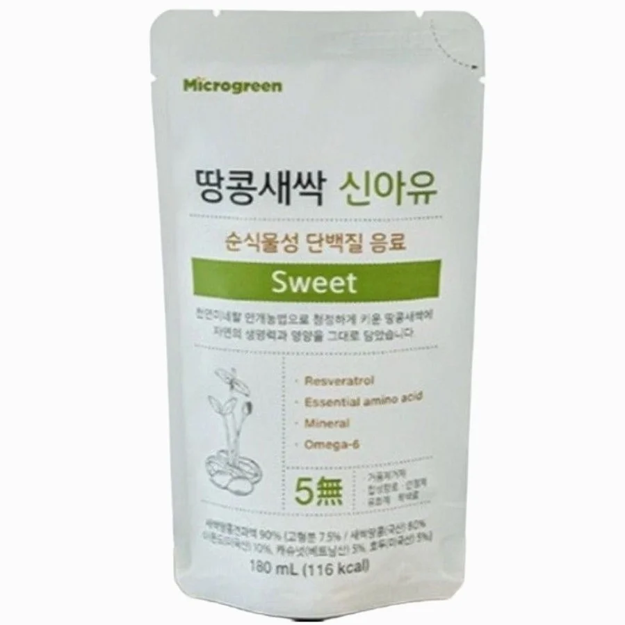 신아유 땅콩새싹두유 스위트 식물성 단백질 두유 180ml, 30개 [원산지:국산] 상세 이미지 9
