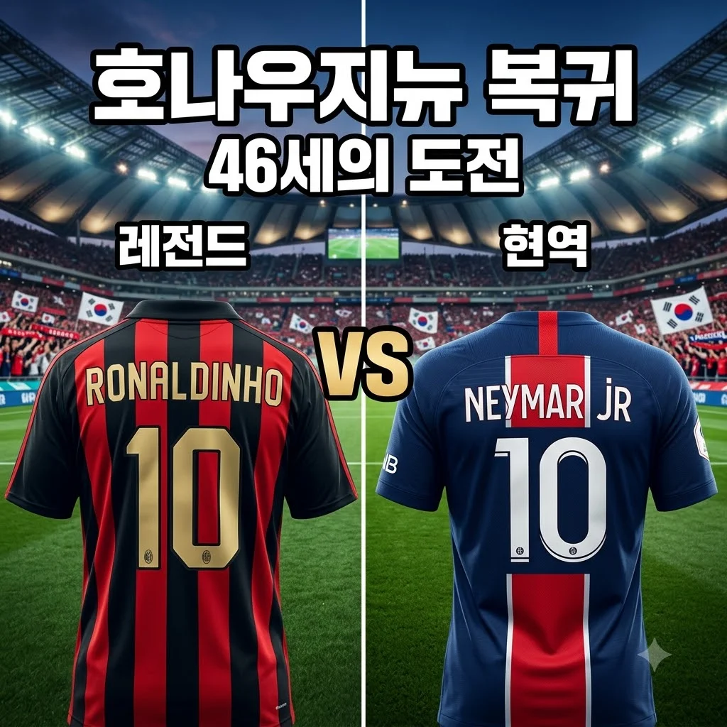 호나우지뉴 라베나 FC 현역 복귀 오피셜? 46세 외계인의 도전 총정리
