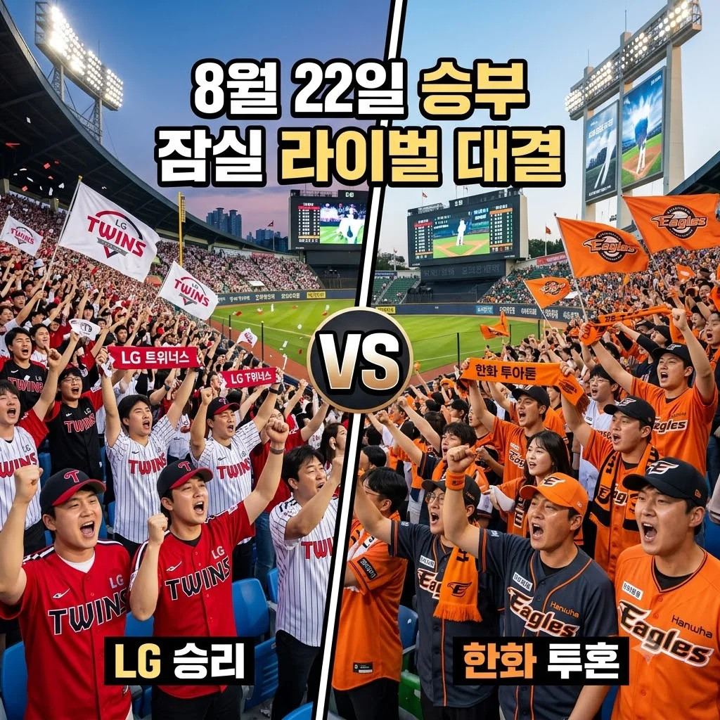 2026년 08월 22일 LG 트윈스 한화 이글스 경기 분석 및 결과 완벽 정리