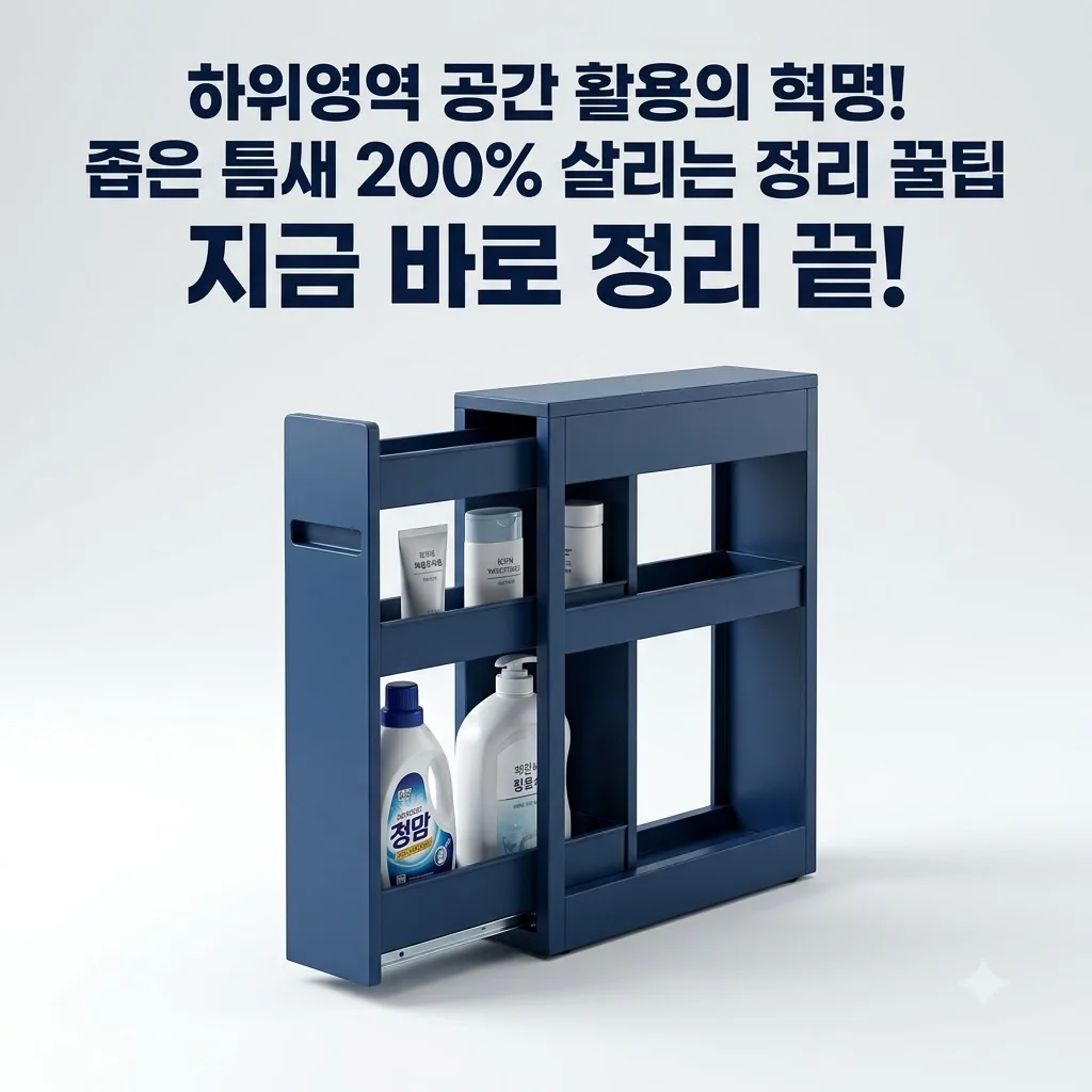 하위영역 공간 활용의 혁명! 좁은 틈새 200% 살리는 정리 꿀팁