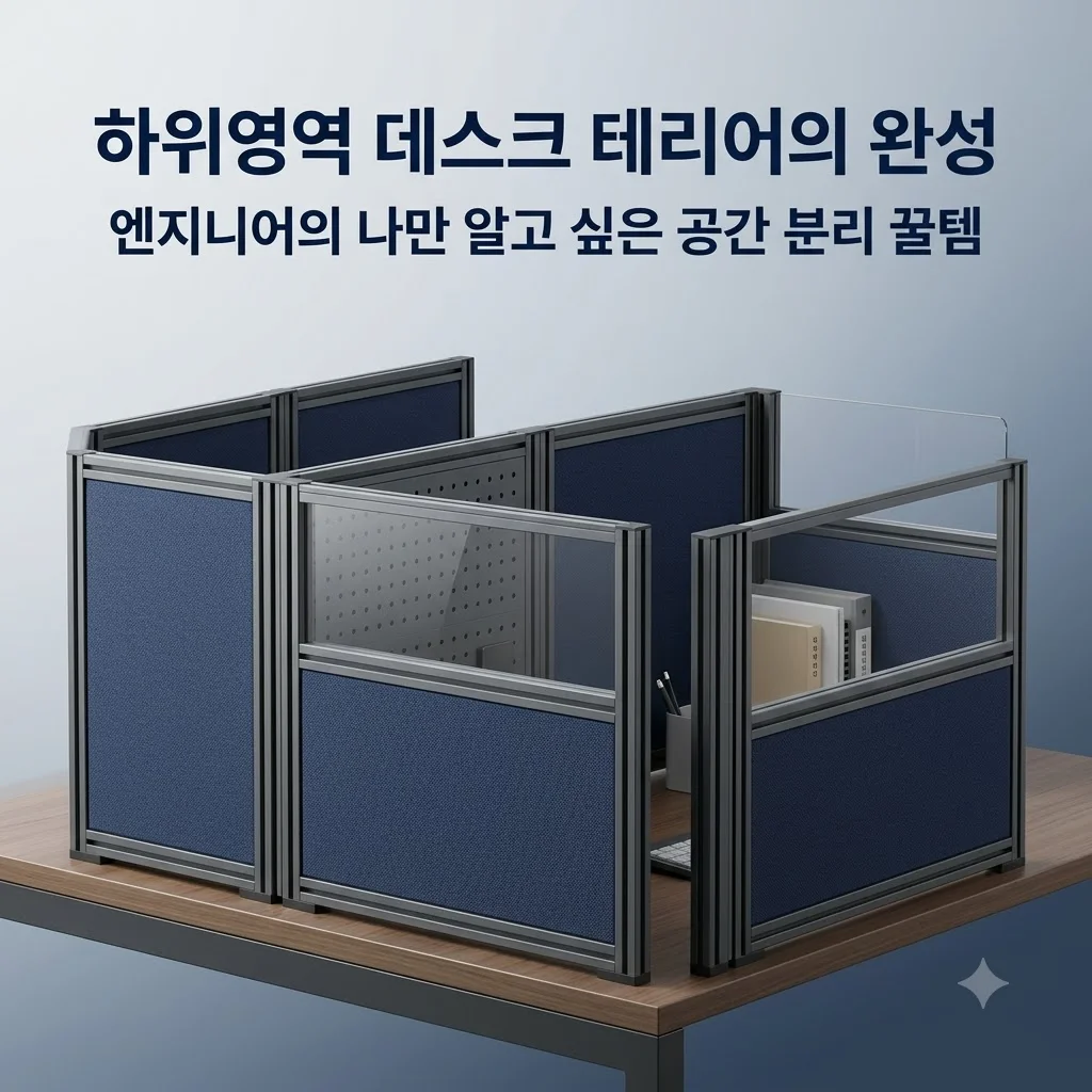 하위영역 데스크 테리어의 완성, 나만 알고 싶은 공간 분리 꿀템