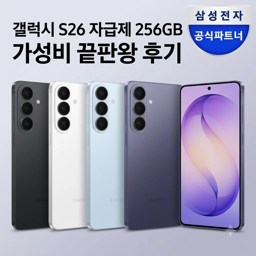 갤럭시 S26 256GB 자급제 SM-S942N 후기 가성비 혜택 끝판왕