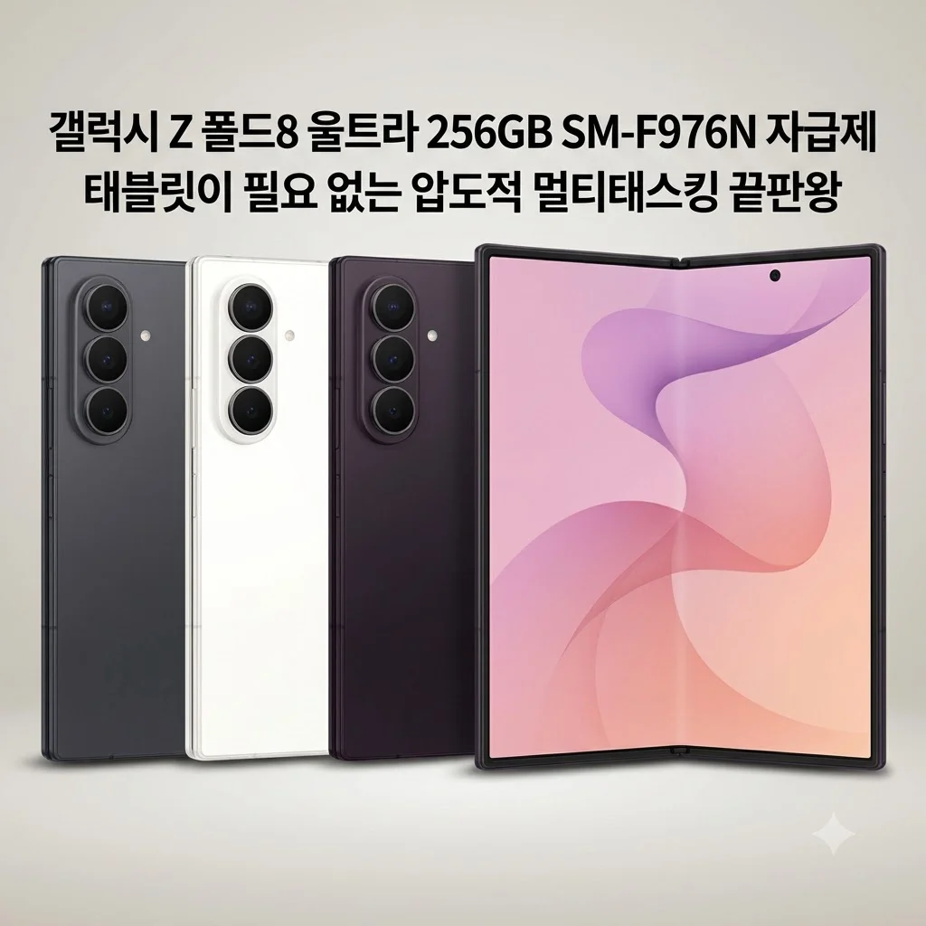 갤럭시 Z 폴드8 울트라 256GB SM-F976N 자급제, 태블릿이 필요 없는 압도적 멀티태스킹 끝판왕