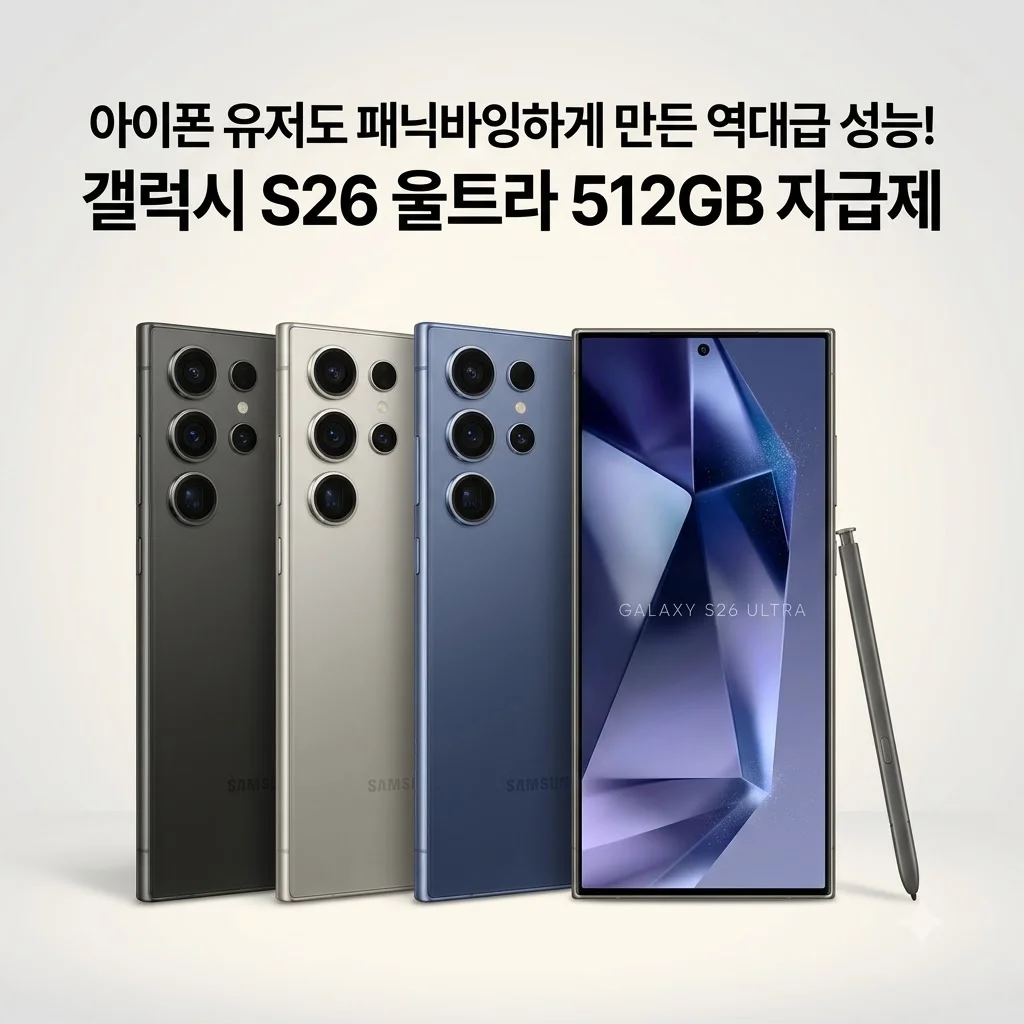 갤럭시 S26 울트라 512GB 자급제 SM-S948N, 아이폰 유저도 패닉바잉하게 만든 역대급 성능!