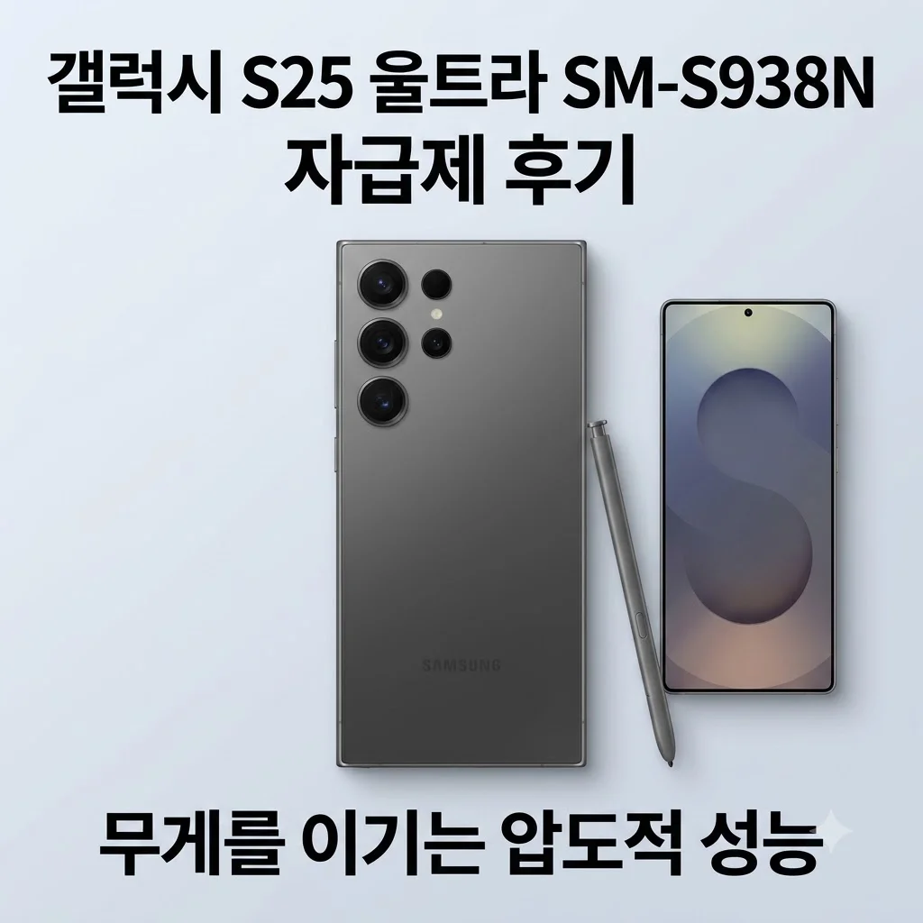 갤럭시 S25 울트라 SM-S938N 자급제 후기: 무게를 이기는 압도적 성능