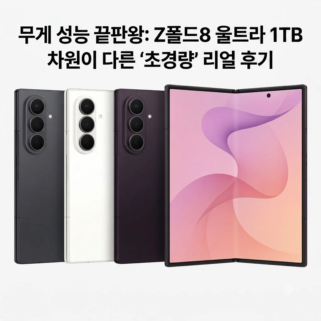갤럭시 Z폴드8 울트라 1TB 자급제 SM-F976N 무게 성능 끝판왕 후기