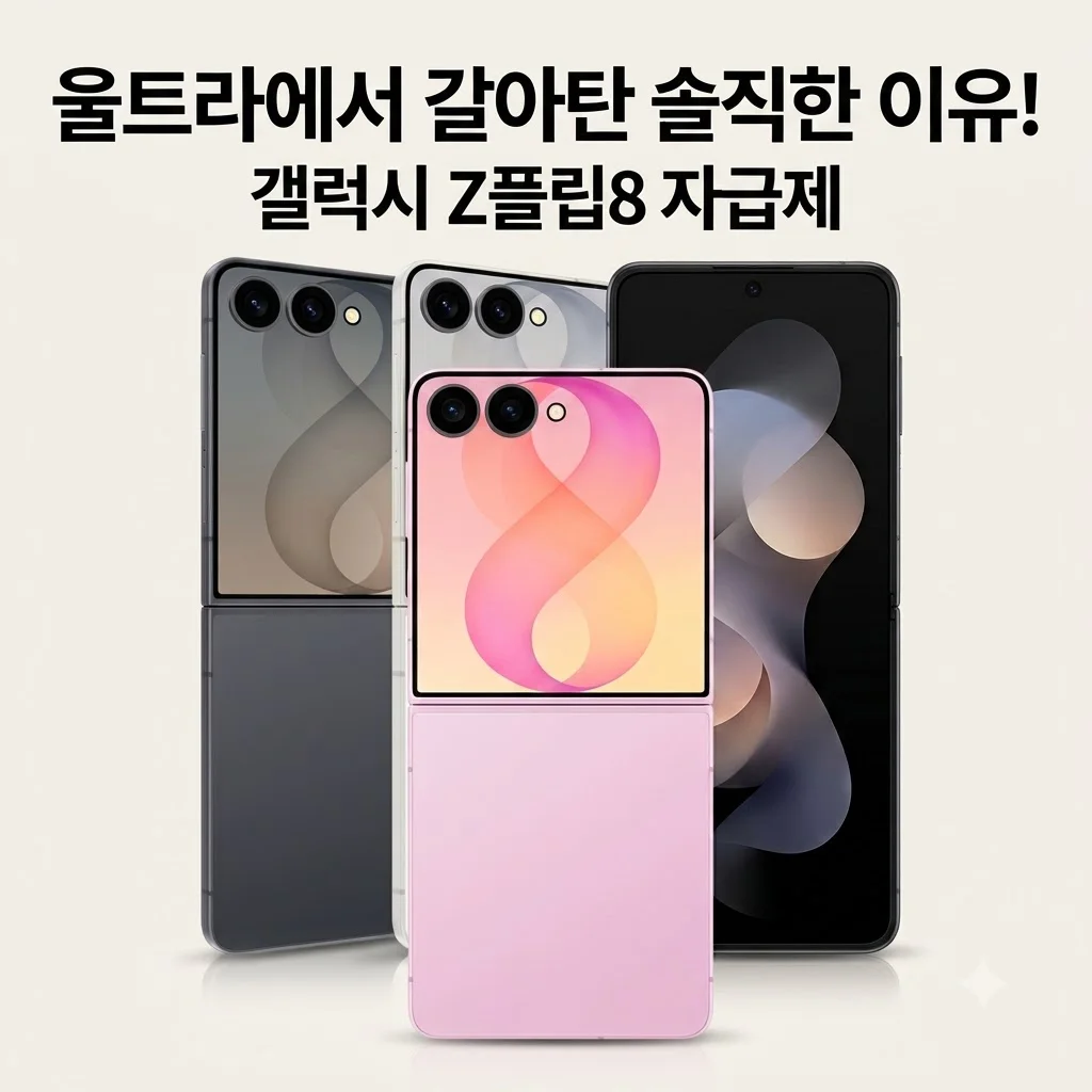 갤럭시 Z플립8 256GB 자급제 SM-F776N, 울트라에서 갈아탄 솔직한 이유