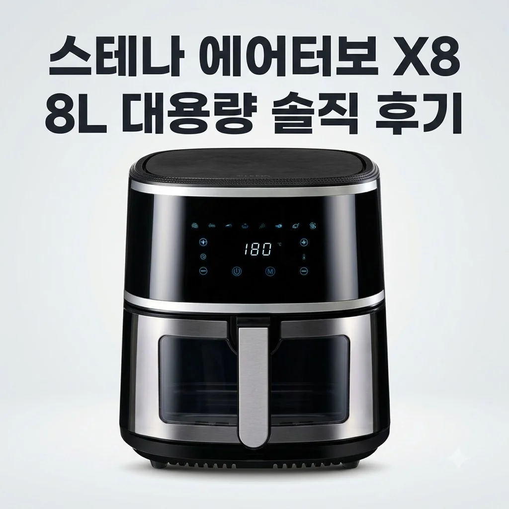 스테나 에어터보 X8 에어프라이어 8L 가성비와 성능 다 잡은 솔직 후기