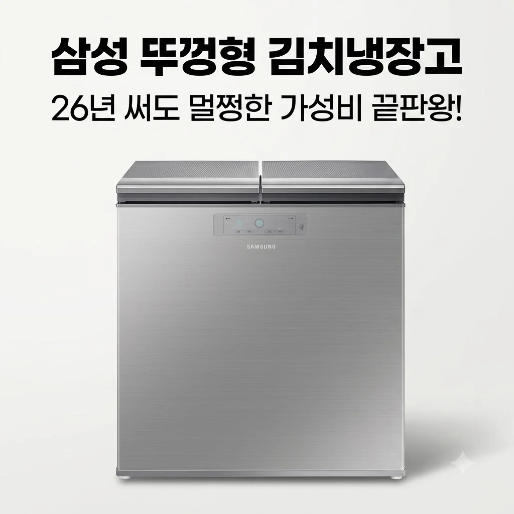 삼성 김치냉장고 뚜껑형 220L RP22C, 26년 써도 멀쩡한 가성비 끝판왕?