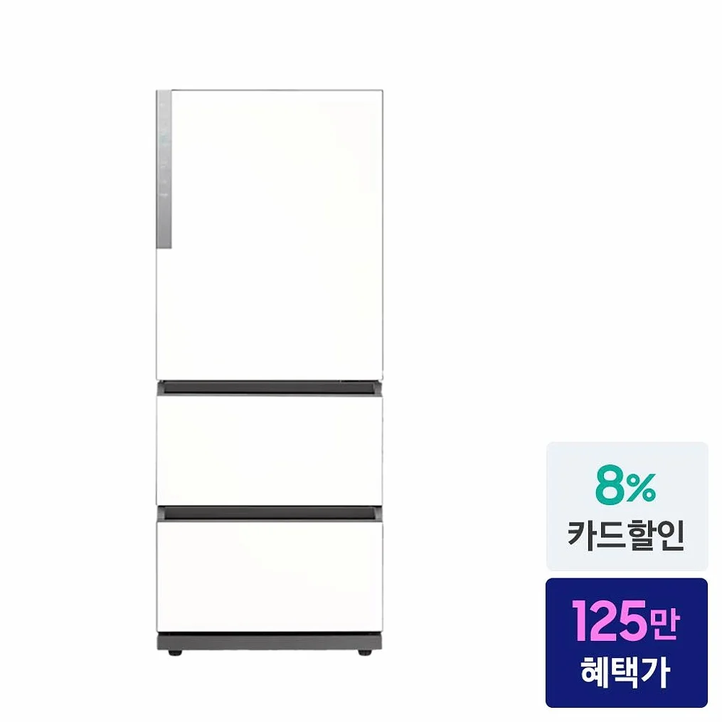 삼성 비스포크 김치냉장고 RQ33DG71J3EW 스탠드형 3도어 328L 김치플러스 상세 이미지 2