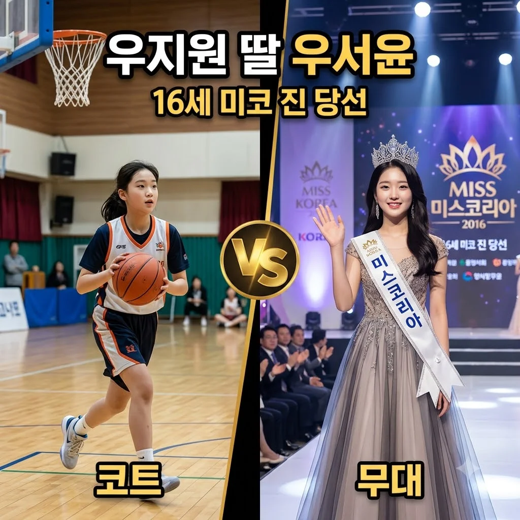 우지원 딸 우서윤 16세 미코 화제! 미스코리아 진 당선 비결과 성장 스토리