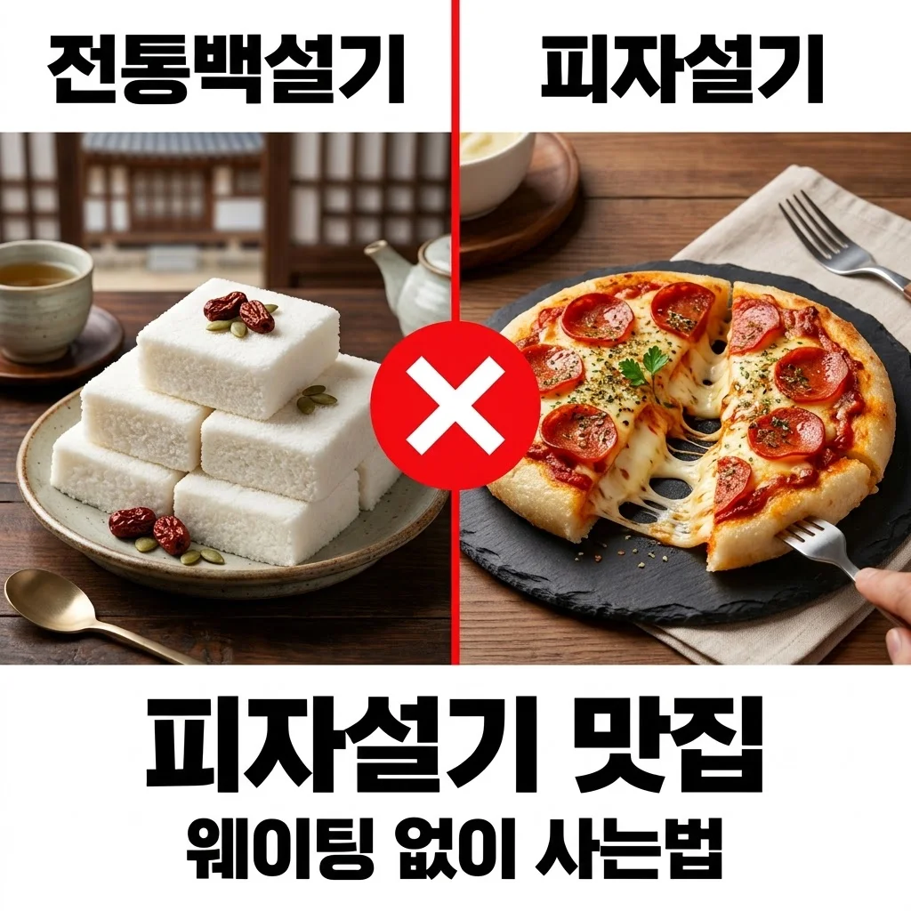 피자설기 파는곳 맛집 TOP 3 및 오픈런 웨이팅 성공 꿀팁