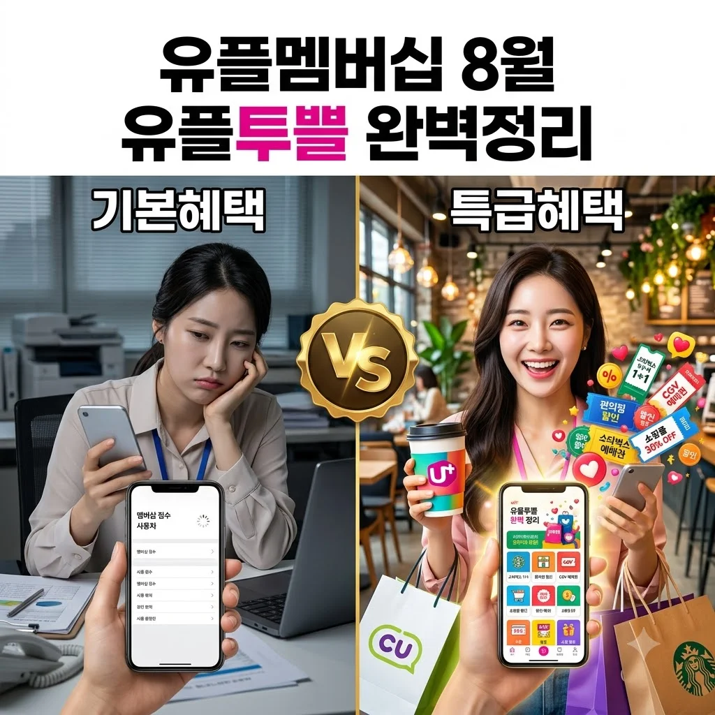 유플멤버십 8월 혜택 총정리 유플투쁠 VIP콕 쿠폰 사용법