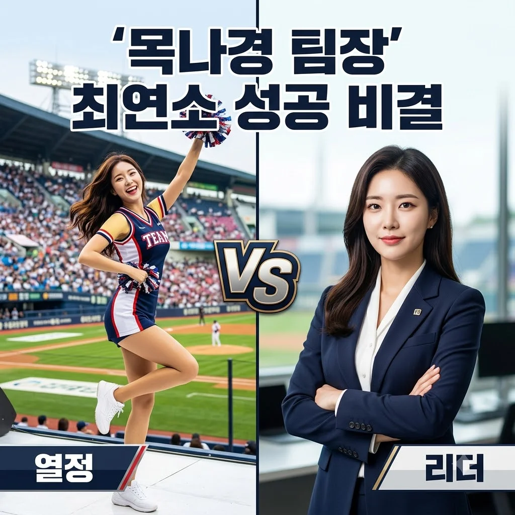 목나경 KBO 최연소 치어리더 팀장 프로필 나이 인스타 성공 비결